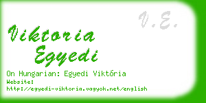 viktoria egyedi business card